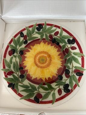 Peggy Karr Tuscany Glass Plate